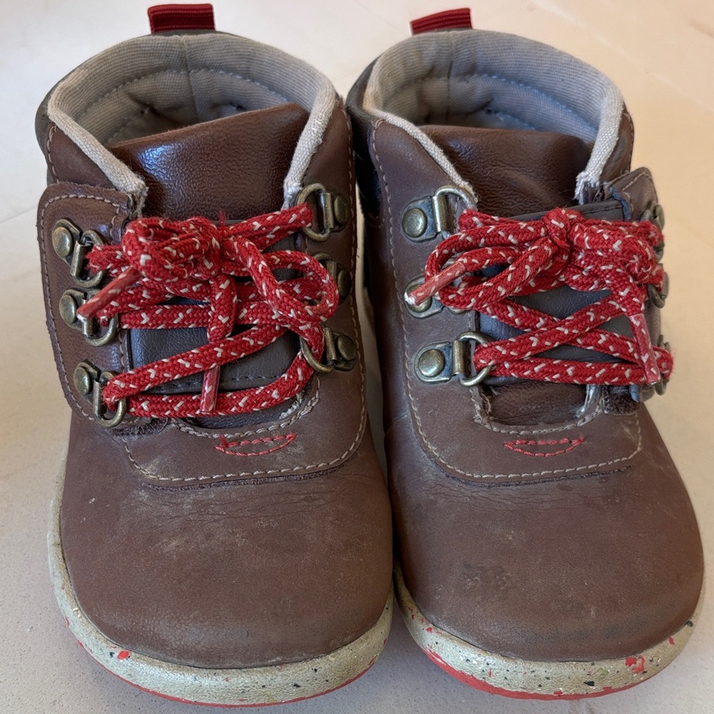 Merrell Kids Brown and Red Boots